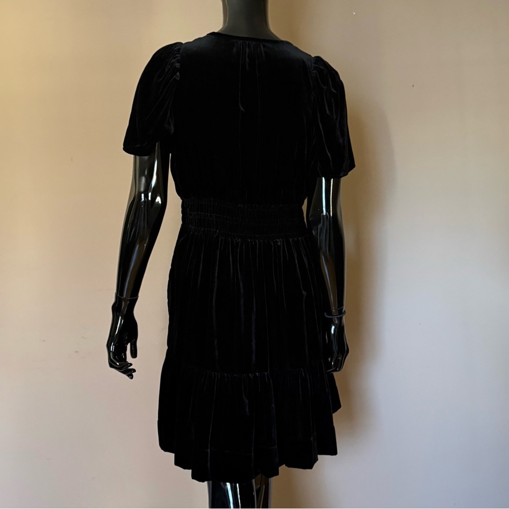 Maeve by Anthropologie Somerset Mini Black Velvet Dress. NWOT. - Picture 6 of 6